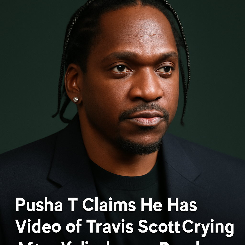Pusha T Claims He Has Video of Travis Scott Crying After Kylie Jenner Breakup